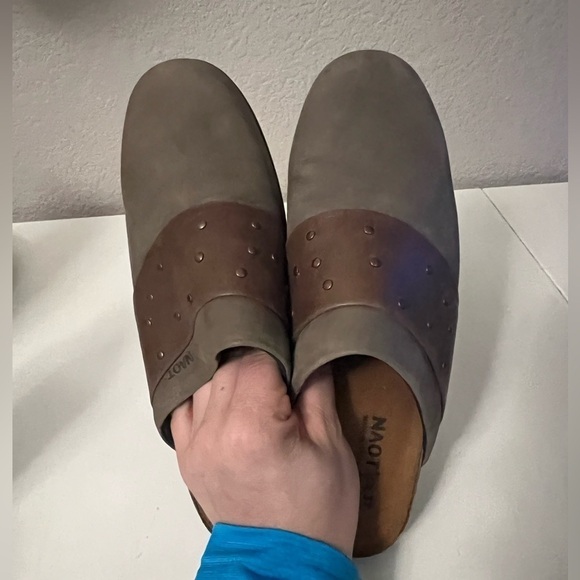 Naot | Appeal Studded Clogs Olive Green/Brown Sz 37/6 - Picture 4 of 8